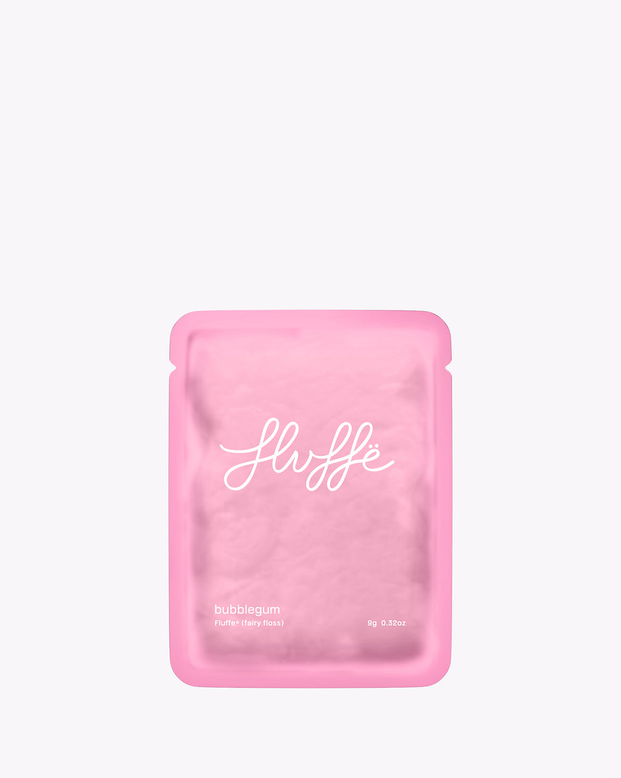 pink bag with bubblegum fairy floss for birthday presents, gift ideas or a sweet treat.